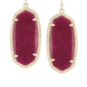 Maroon Kendra scott elle earrings